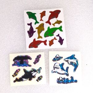 💚4/$10💚Vintage Colorful Fish and Marine Life Stickers